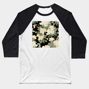 Watercolor peony flower Baseball T-Shirt